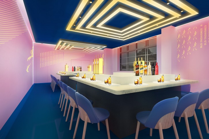 JWPS Tasting Room Pink Gold