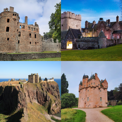 Rota dos Castelos em Aberdeenshire